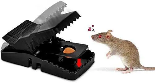 0211 Reusable Plastic Portable Rat Traps (Rat Snap Trap) - 1 pc