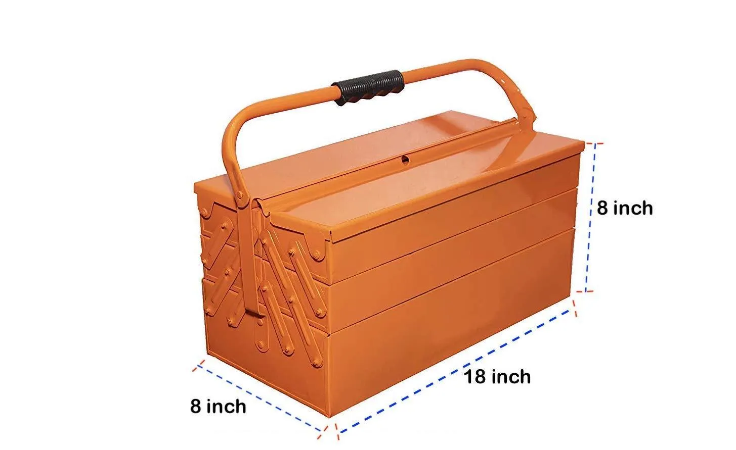 0501 Metal 5 Compartment Tool Box