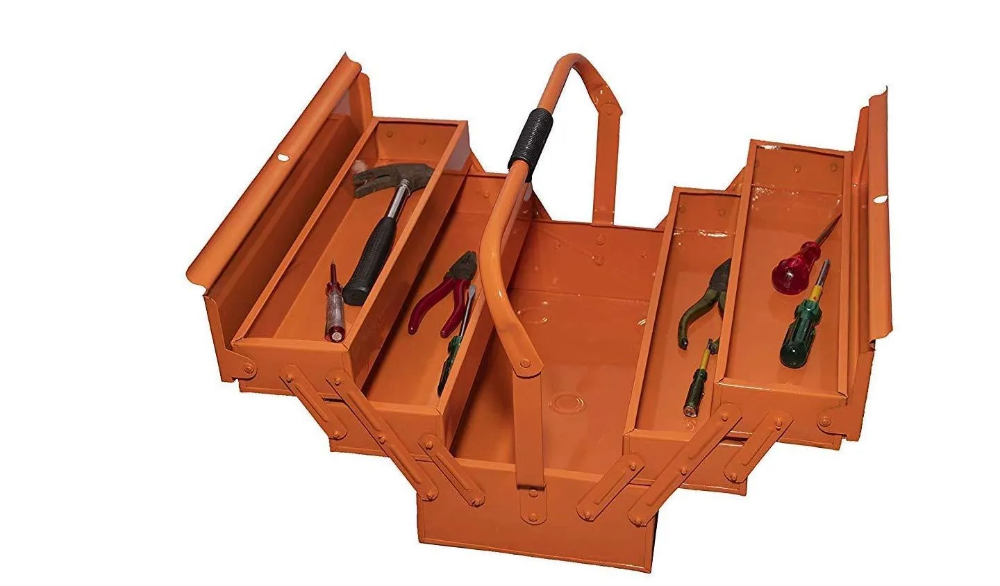 0501 Metal 5 Compartment Tool Box