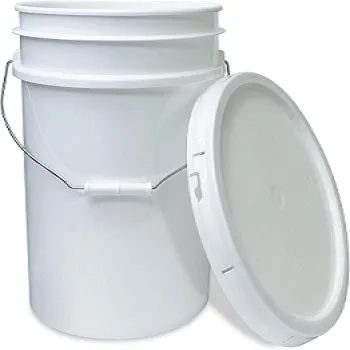 5 Gallon Plastic Bucket with Airtight Lid I Food Grade Bucket