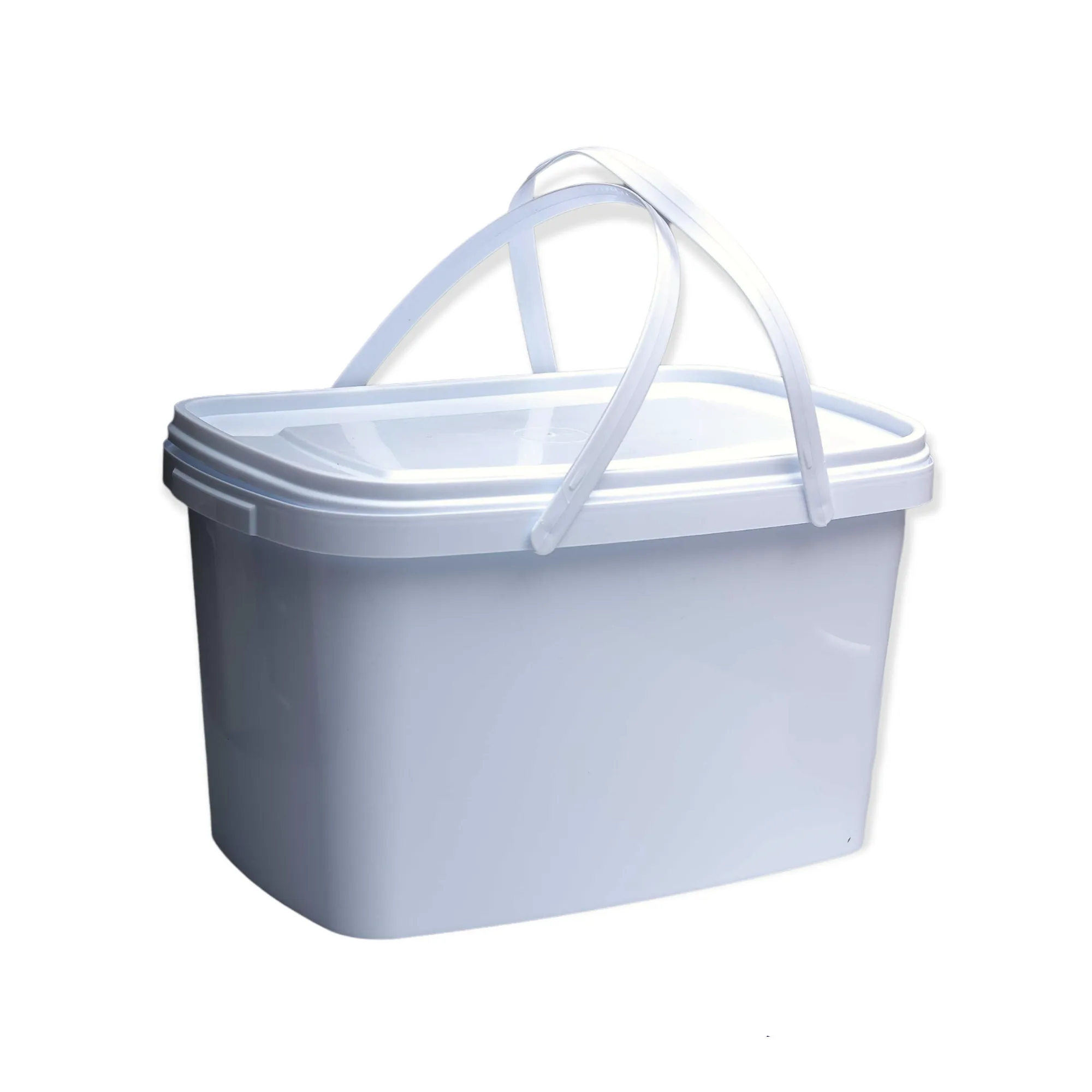 5L Bucket Rectangular Tamperproof with Handle and Lid