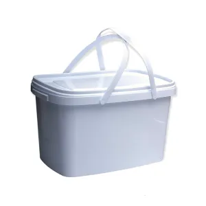 5L Bucket Rectangular Tamperproof with Handle and Lid