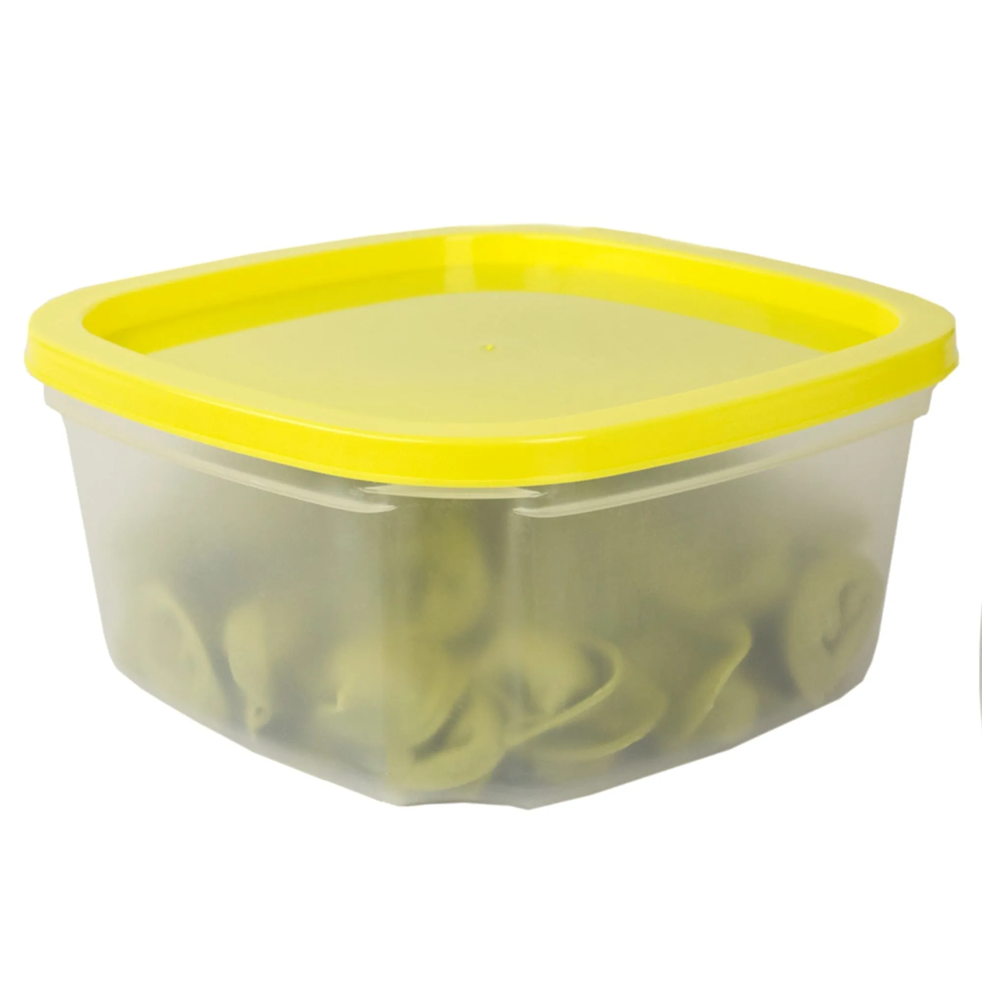 7 Piece Plastic Food Storage Container Set with Multi-Colored Lids