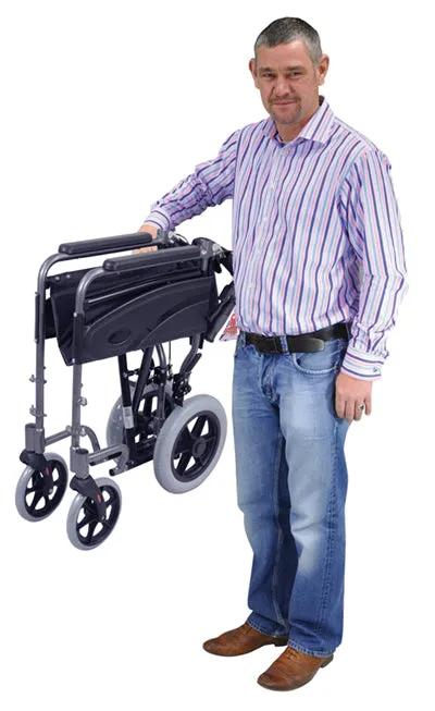 Aidapt Compact Transport Aluminium Wheelchair