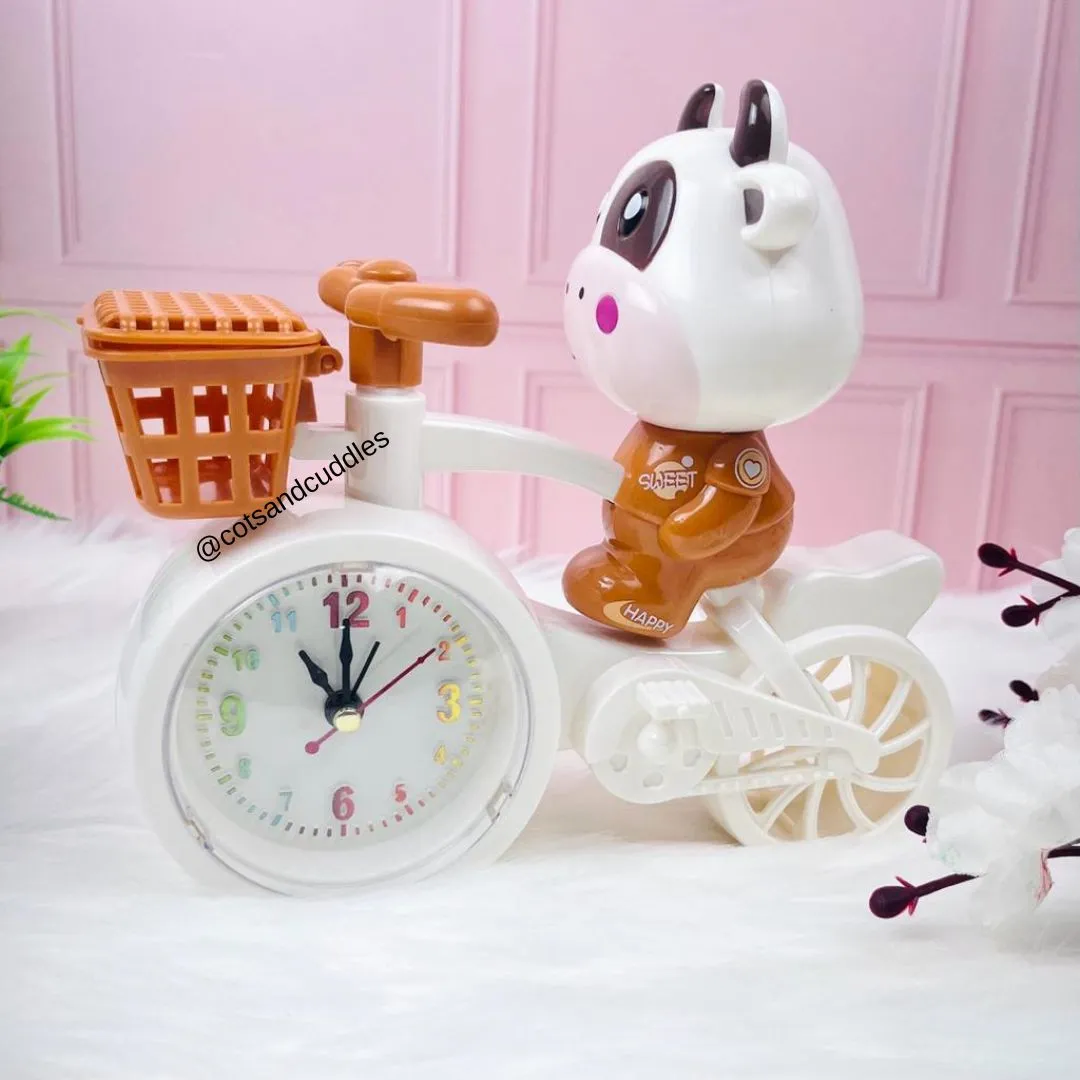 Animal Theme Cycle Shaped Clock for Kids