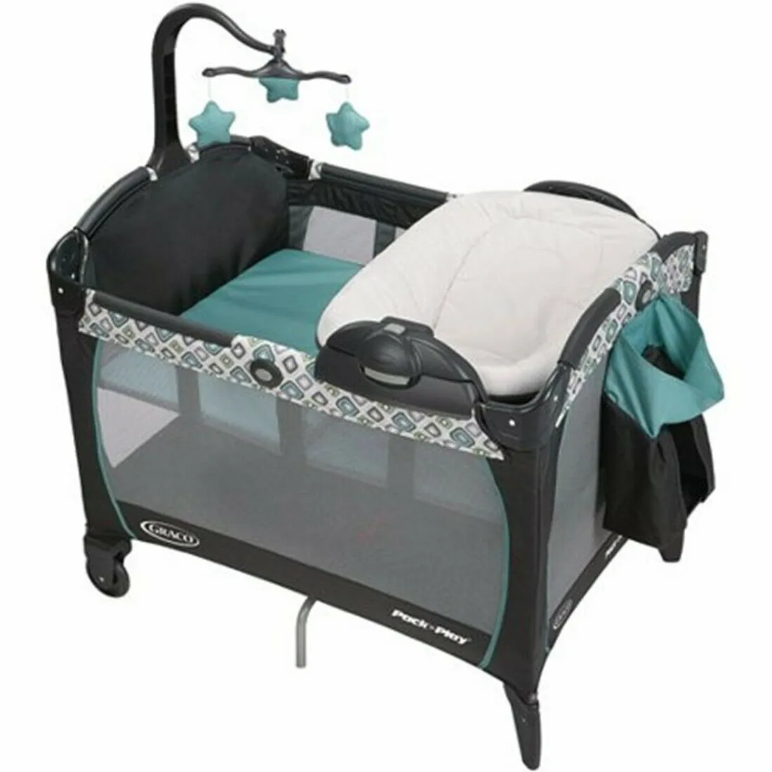 Baby Stroller with Car Seat Travel System Playard Infant Chair Bouncer Combo New