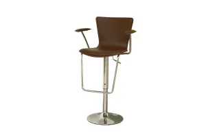 Baxton Studio Bonded Leather Adjustable Bar Stool