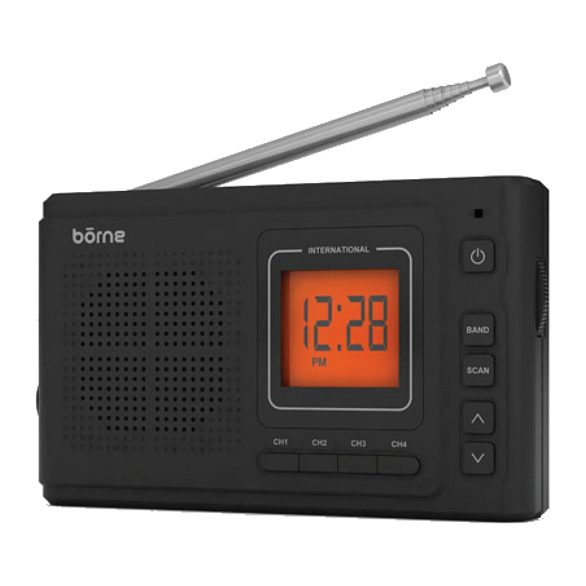 bōrne - 12 Band Portable AM/FM Radio