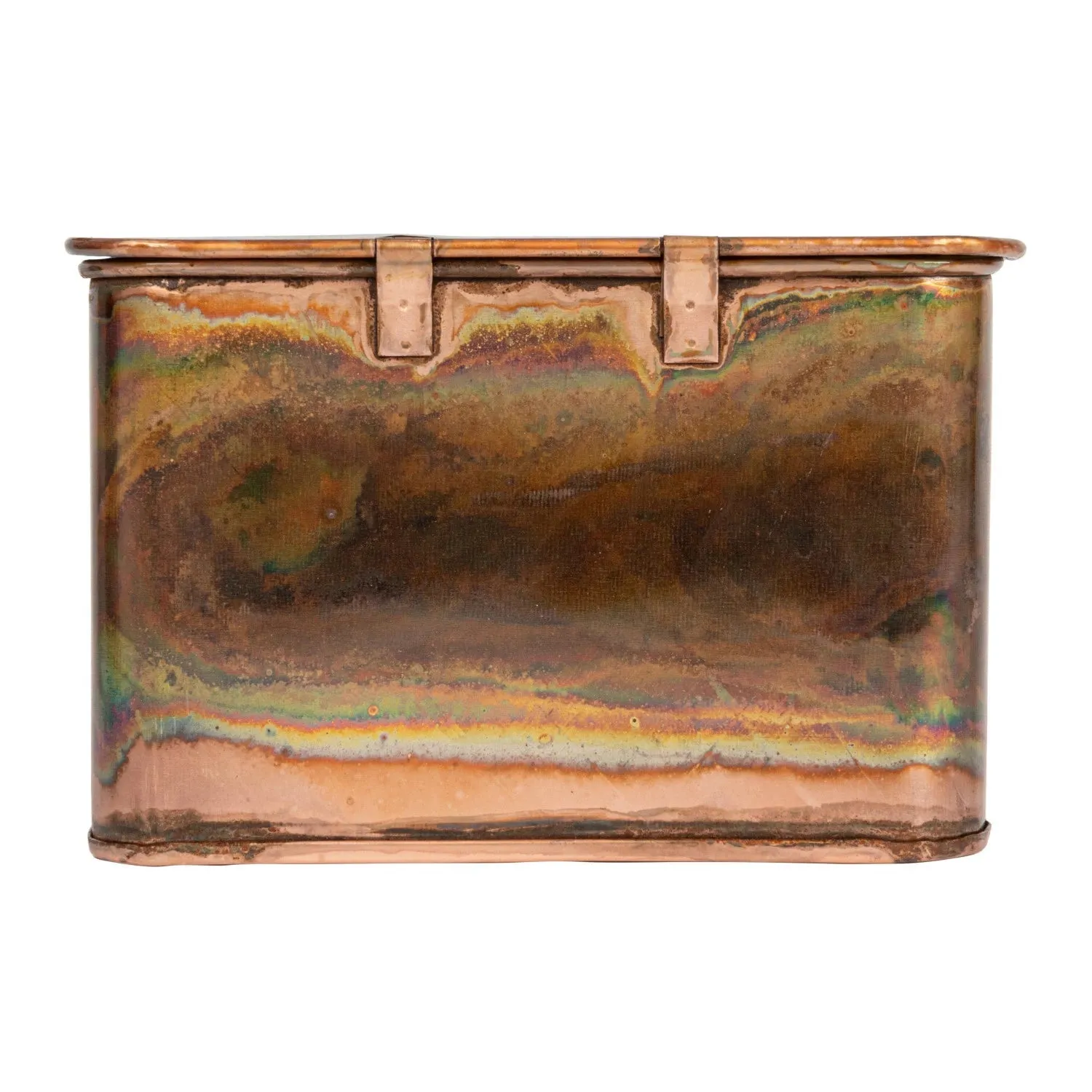 Burnt Copper Decorative Metal Box Set