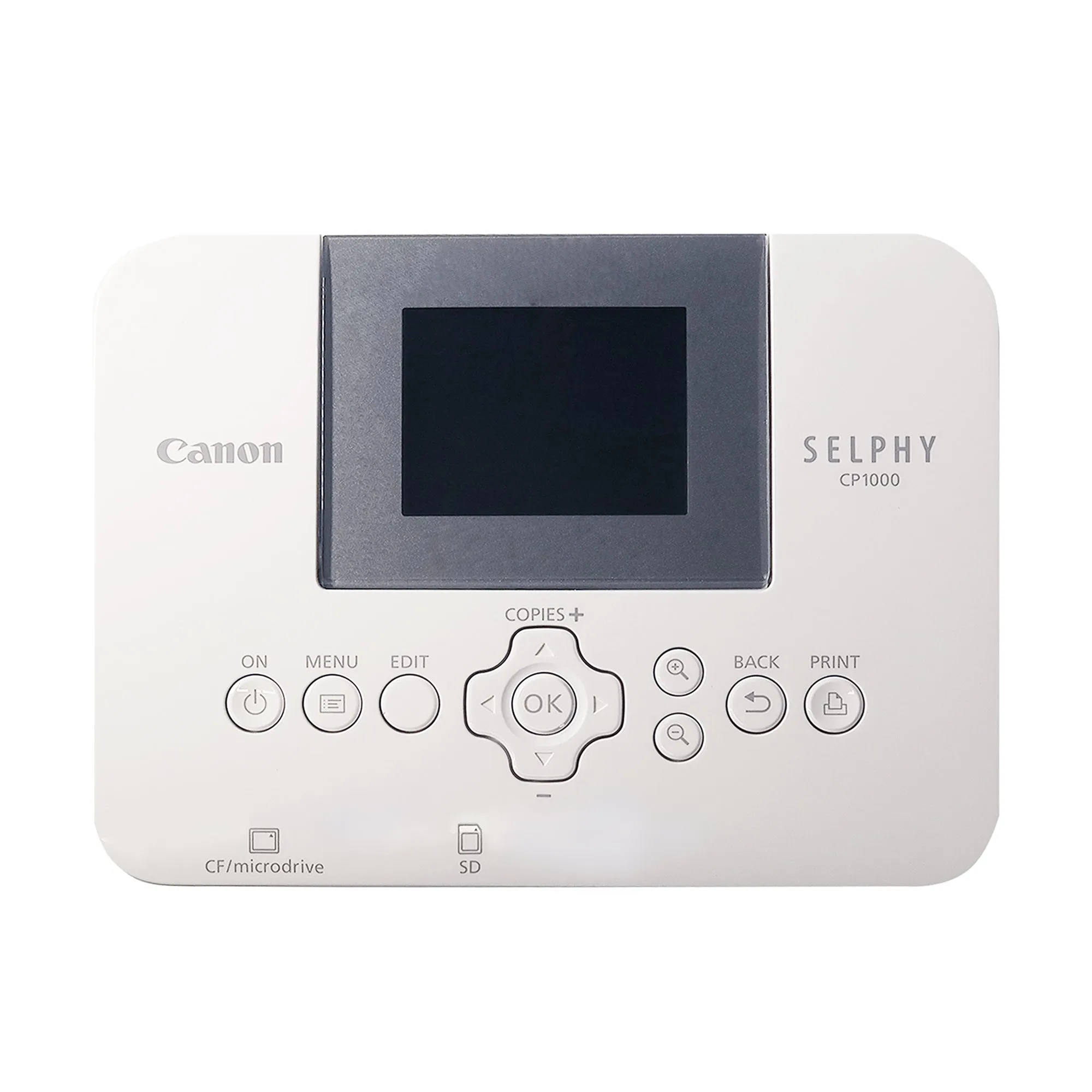 Canon Selphy CP1000 Compact Photo Printer White   3pc Canon KP-108IN 4x6 Paper Set Accessory Kit