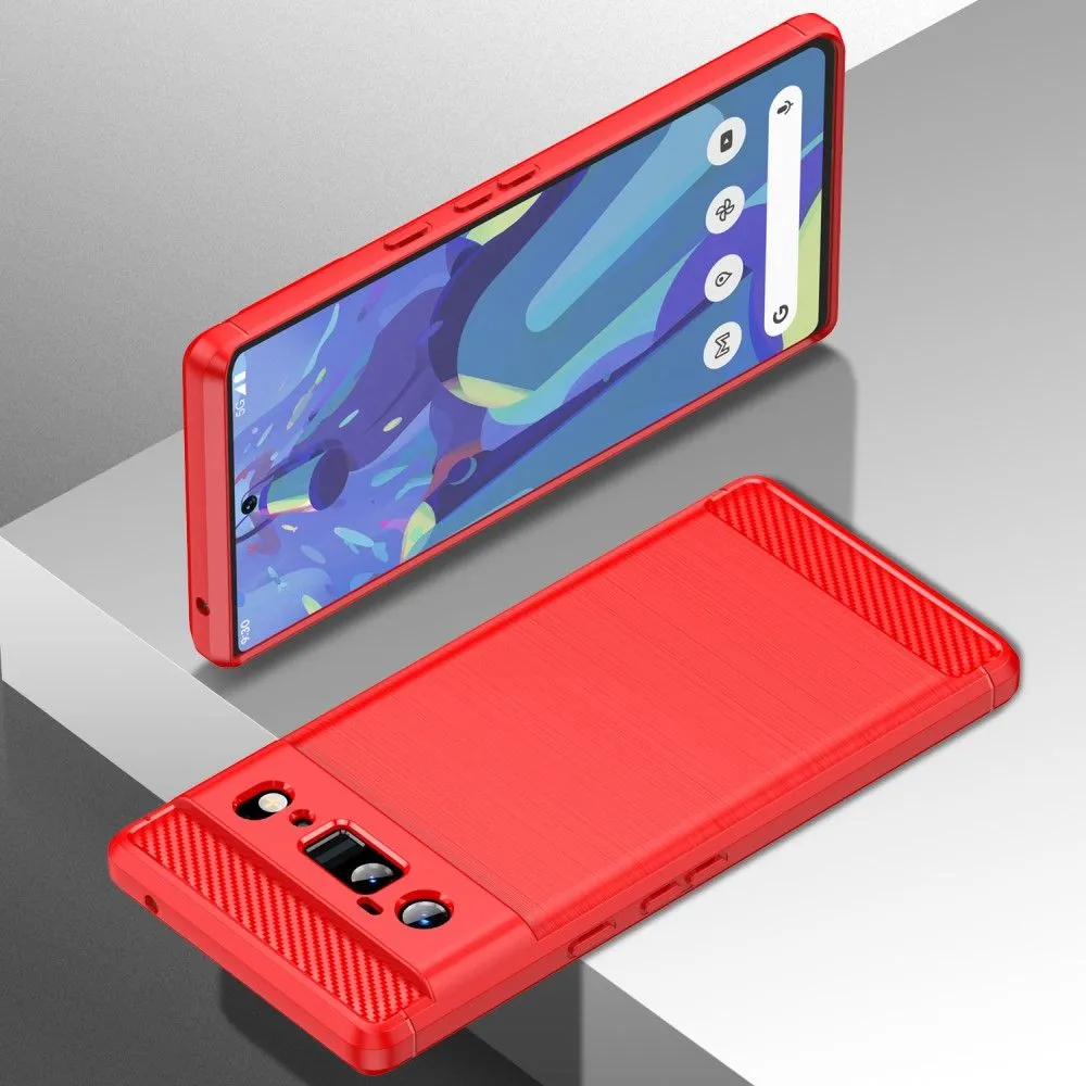 Carbon Flex case - Google Pixel 6 Pro - Red