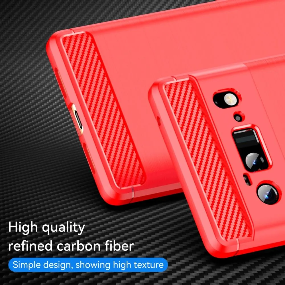 Carbon Flex case - Google Pixel 6 Pro - Red