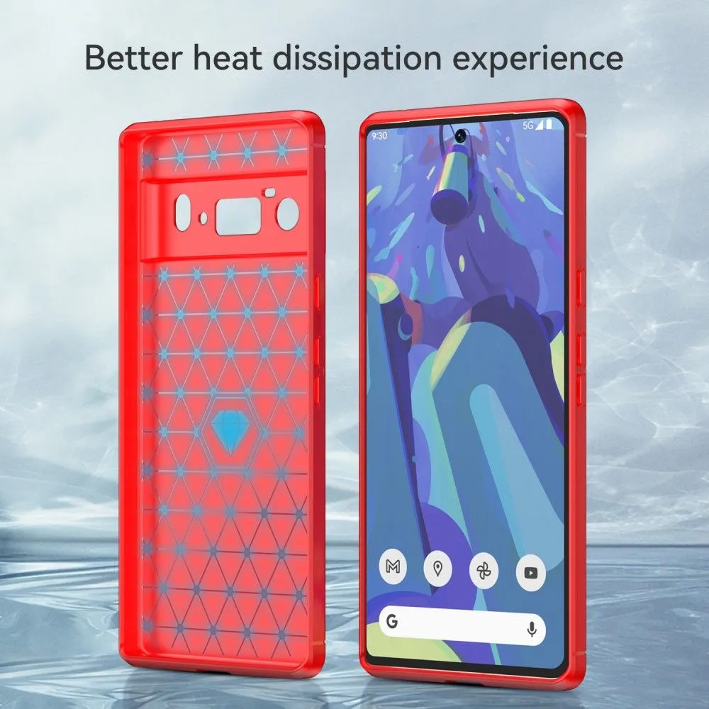 Carbon Flex case - Google Pixel 6 Pro - Red