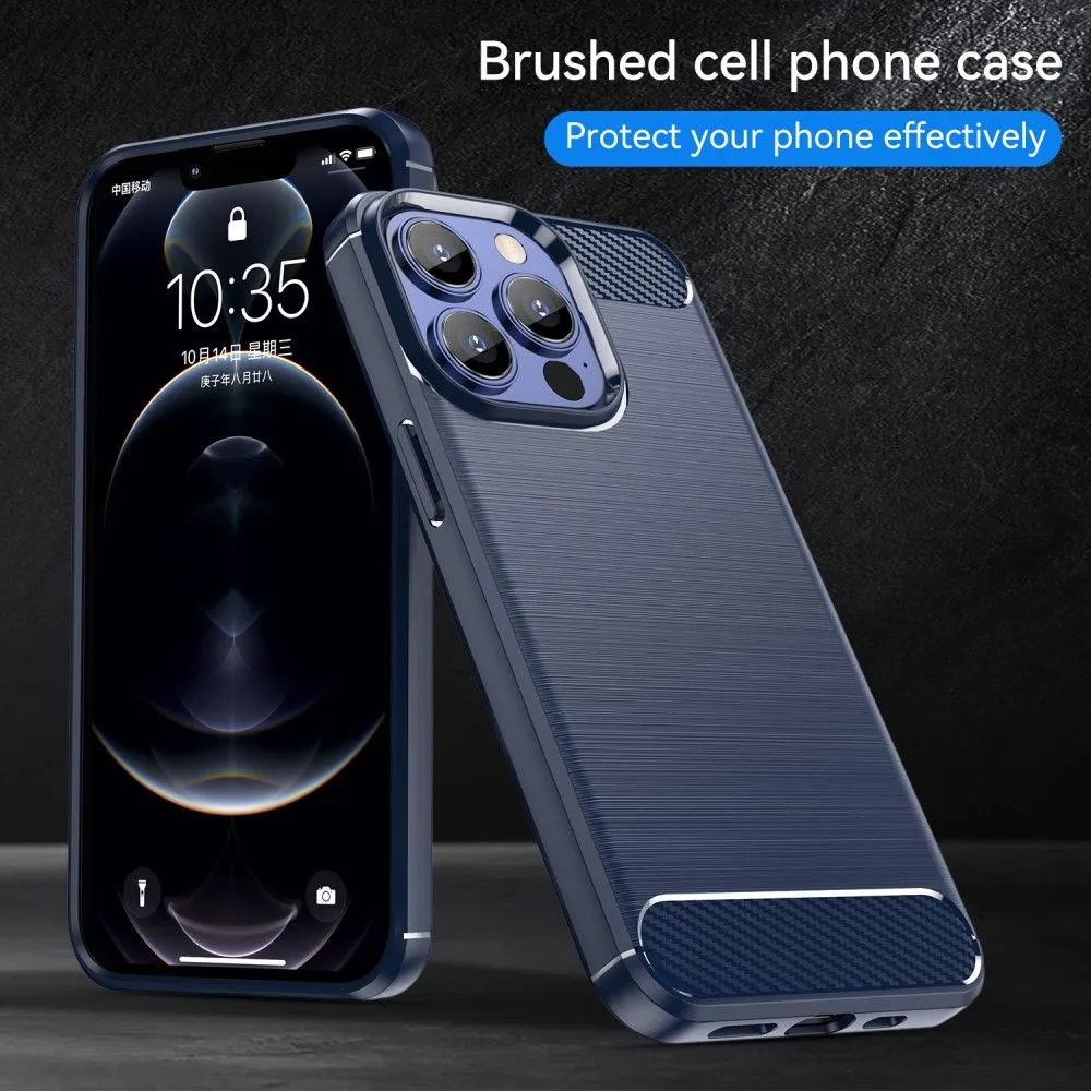 Carbon Flex case - iPhone 13 Pro Max - Blue