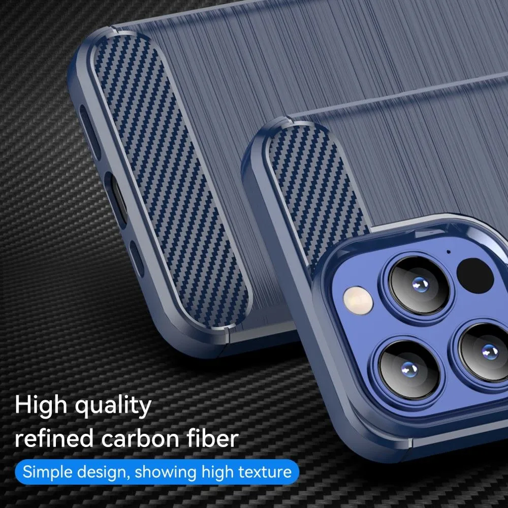 Carbon Flex case - iPhone 13 Pro Max - Blue