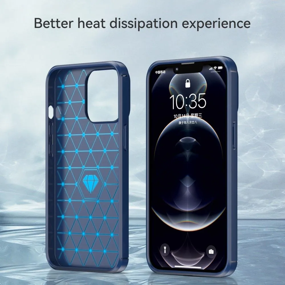 Carbon Flex case - iPhone 13 Pro Max - Blue