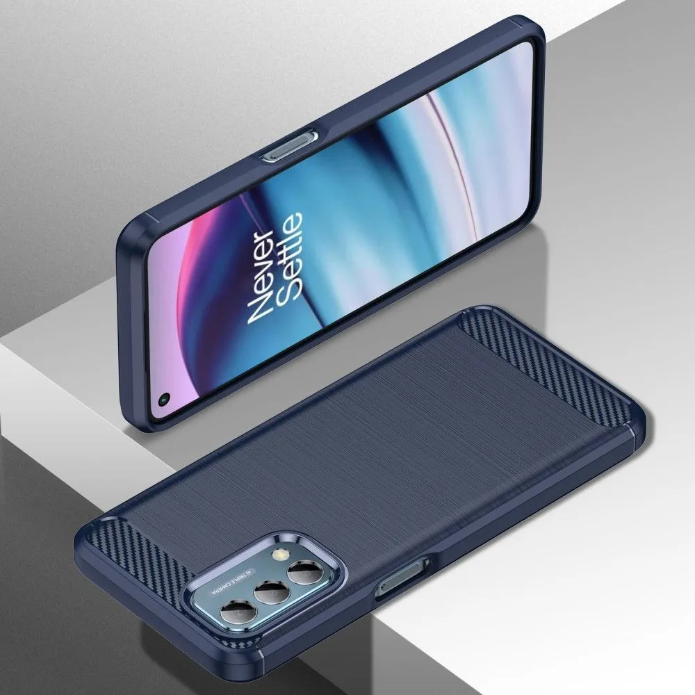 Carbon Flex case - Motorola Moto E30 / E20 / E40 - Blue