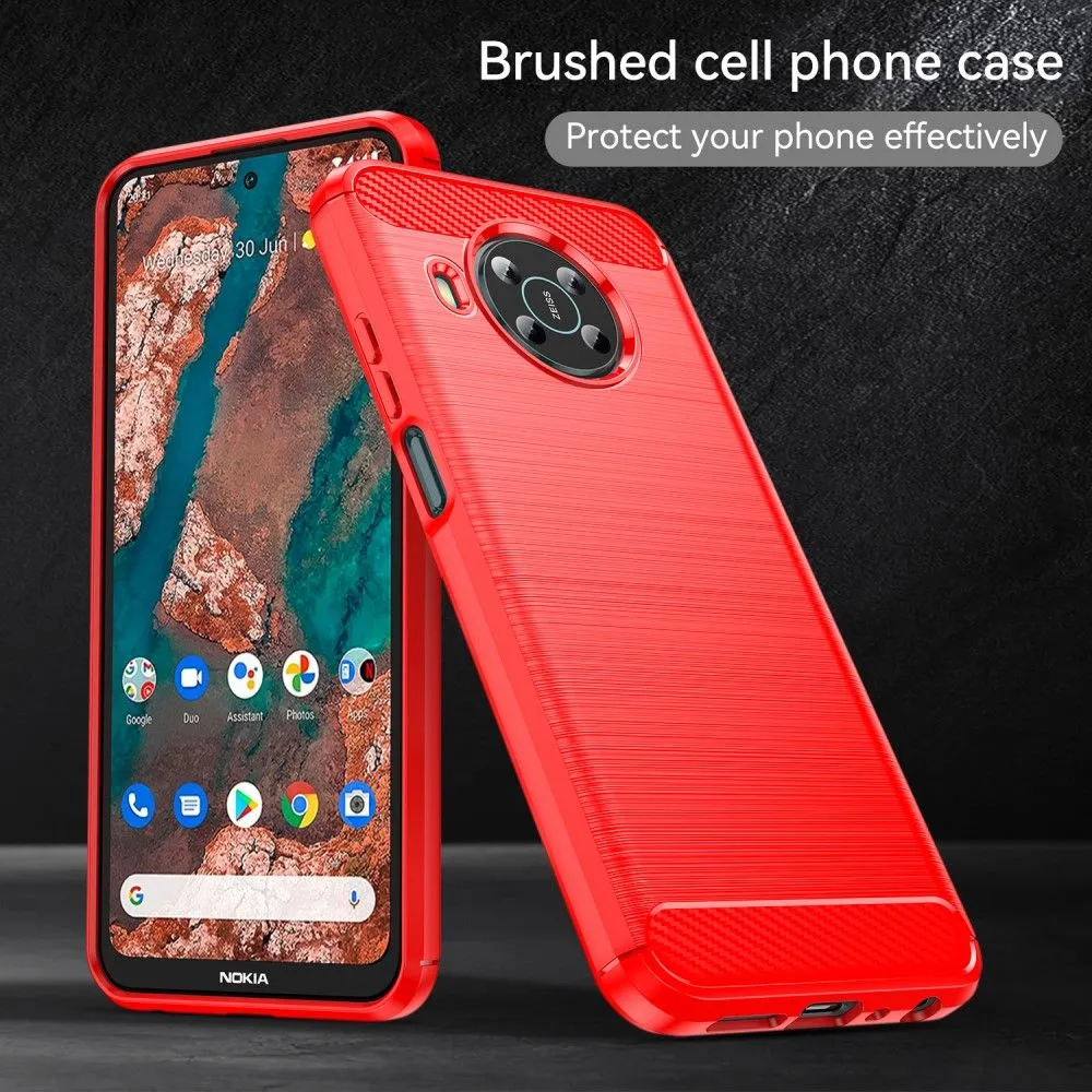 Carbon Flex case - Nokia X10 / X20 - Red