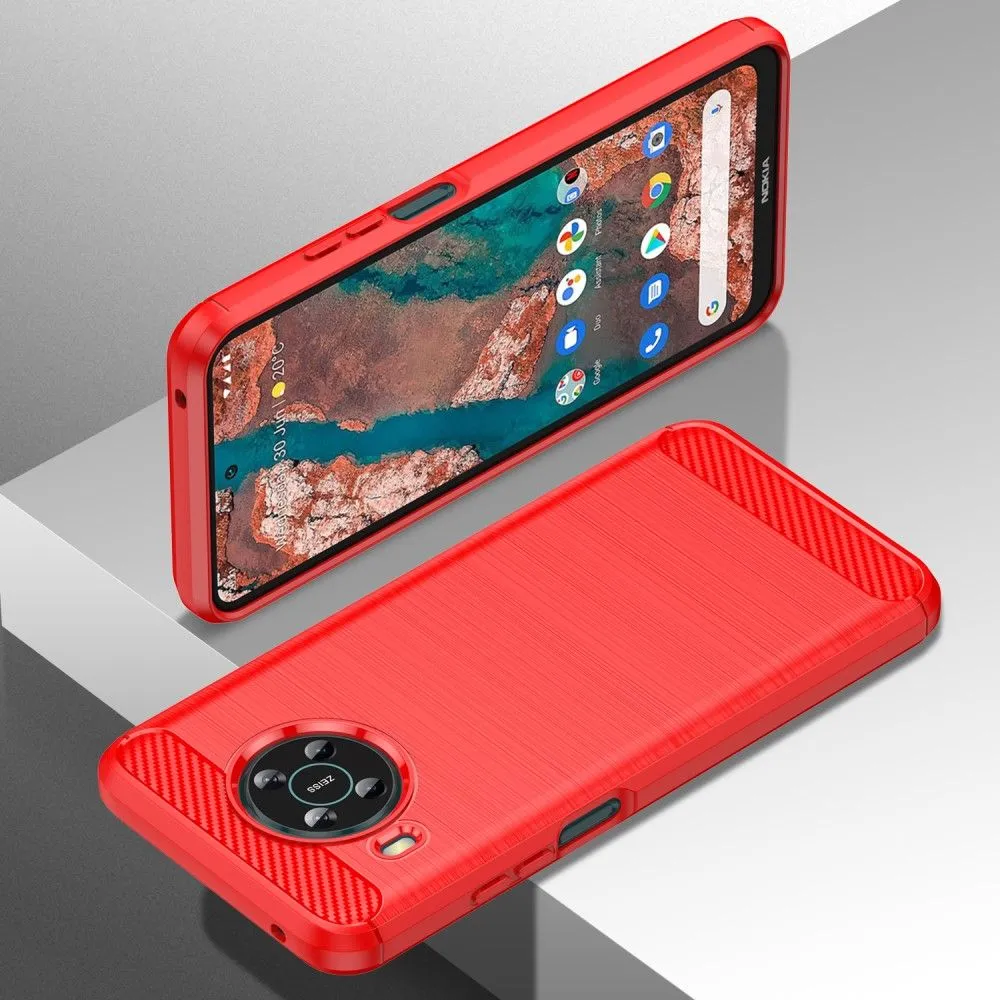 Carbon Flex case - Nokia X10 / X20 - Red