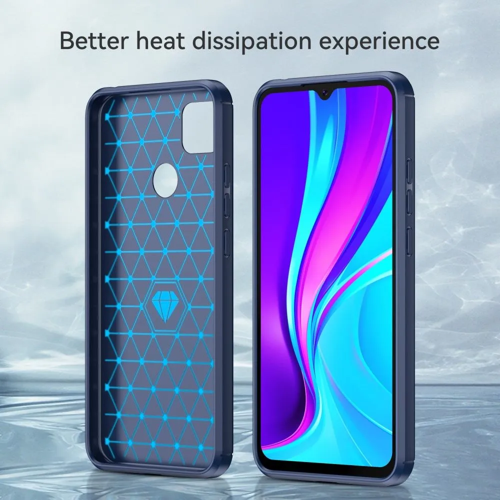 Carbon Flex case - Xiaomi Poco C3 / C31 / 9 Activ - Blue