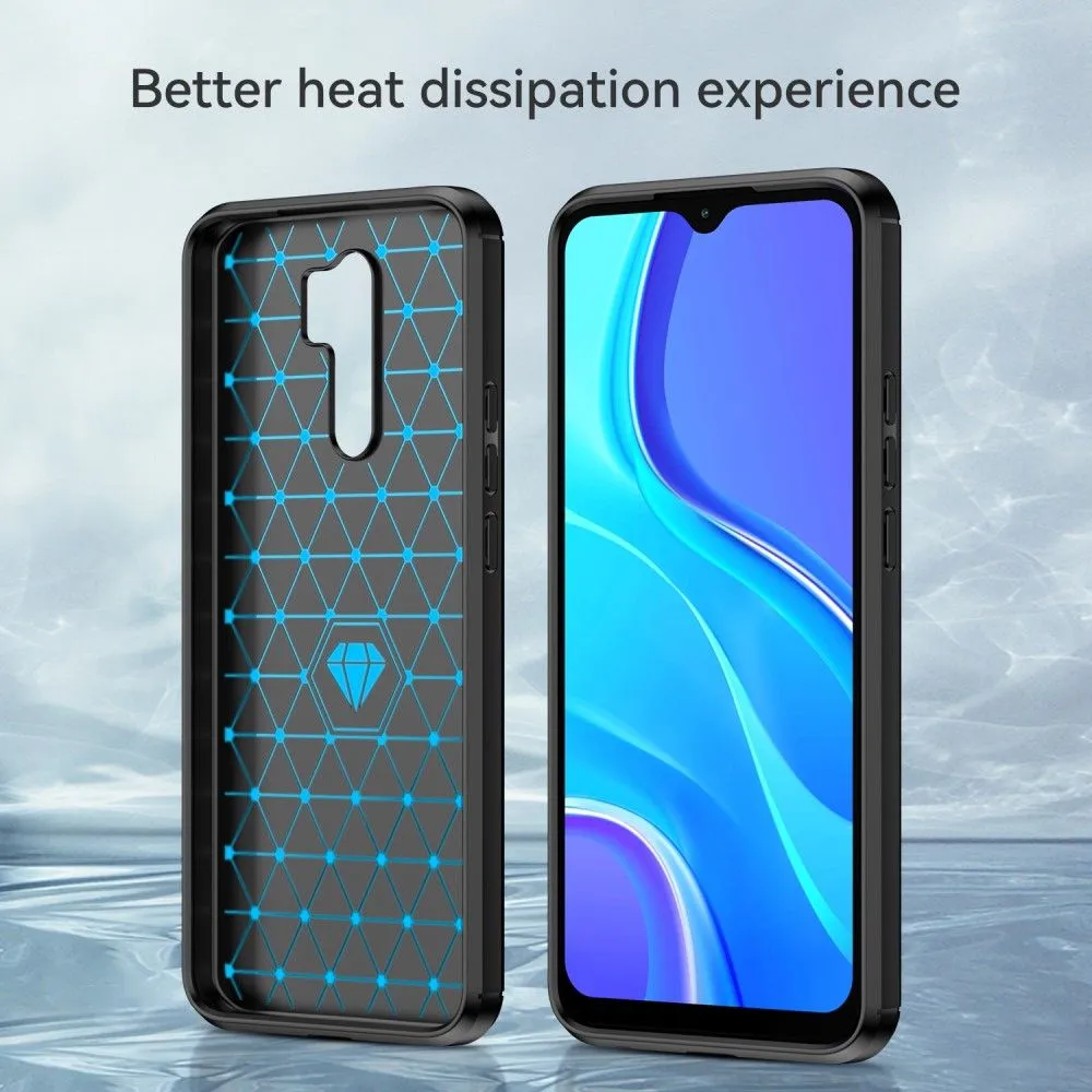 Carbon Flex case - Xiaomi Poco M2 Reloaded / M2 / Redmi 9 - Black