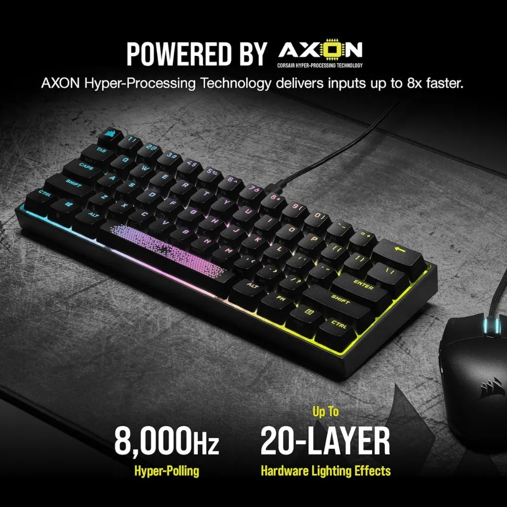 Corsair K65 RGB Mini 60% Mechanical Gaming Keyboard