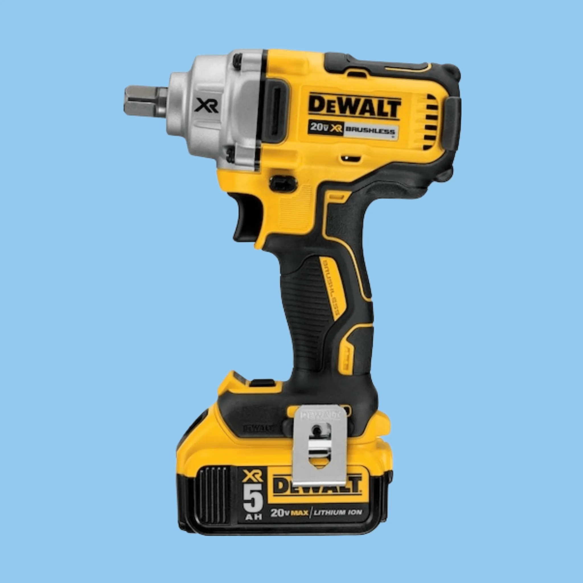 DeWalt DCF894P2-GB 18V XR Brushless Compact High Torque 1/2" Impact Wrench - 2 X 5Ah