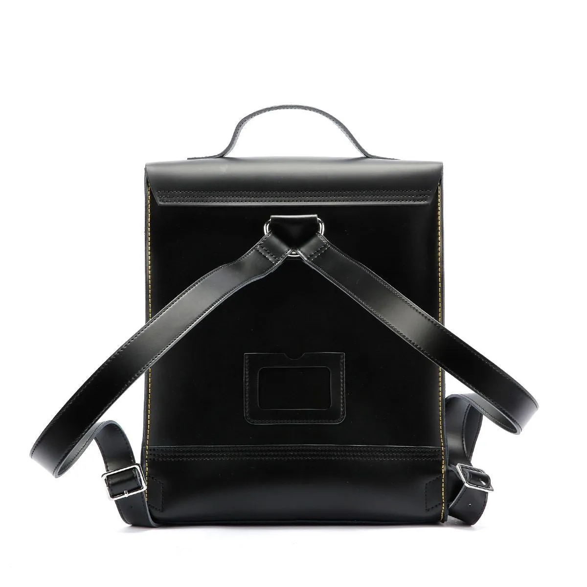 Dr. Martens Kiev Leather Black Box Laptop Backpack