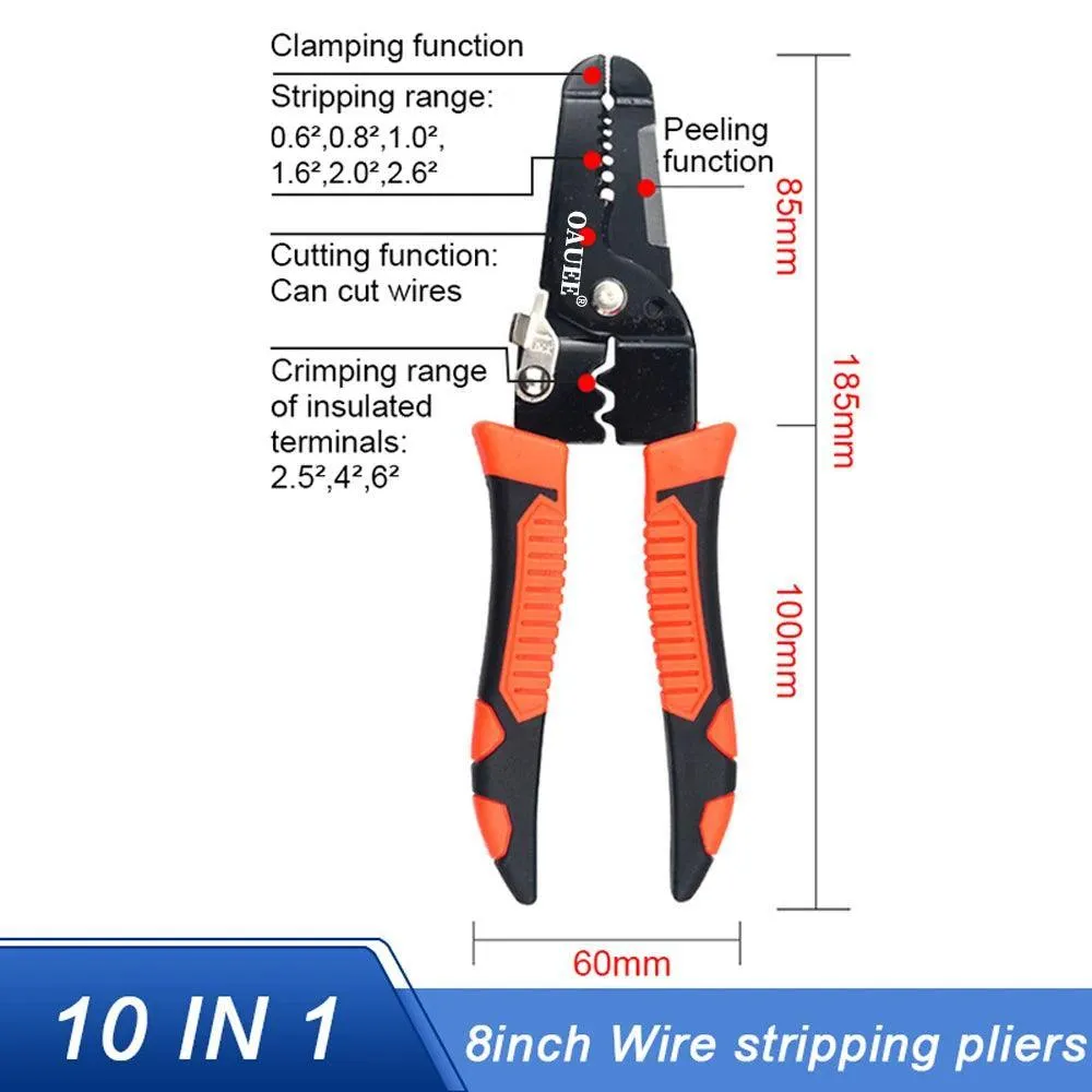 Electrician's Multi-Function Wire Pliers: Durable and Versatile Essential