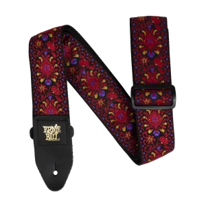 Ernie Ball 5369EB Jacquard Guitar Strap (Crimson Royal Bloom)