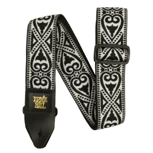 Ernie Ball Black Heart Jacquard Strap