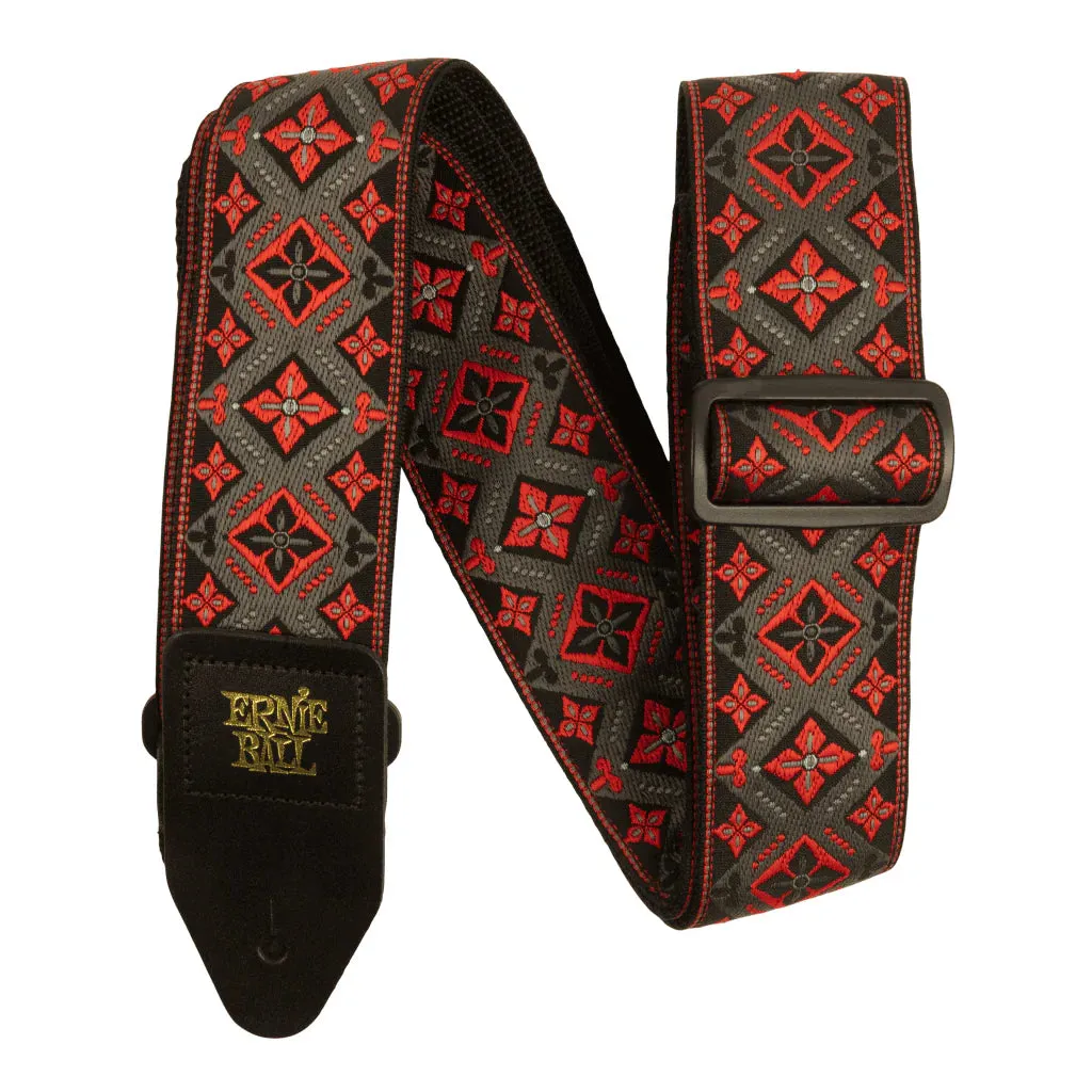 Ernie Ball Red King Jacquard Strap Guitar Straps P05346