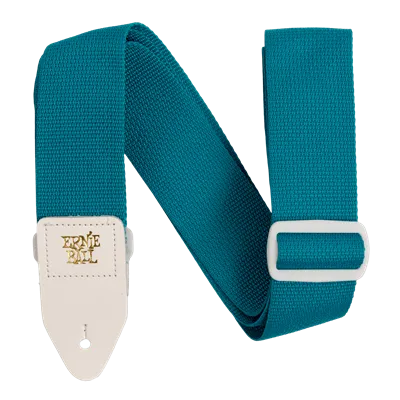 Ernie Ball Strap Polypro Teal & White