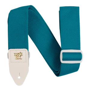 Ernie Ball Strap Polypro Teal & White