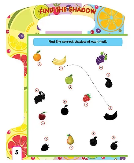 Fruits Write and Wipe Book With Free Pen for Kids