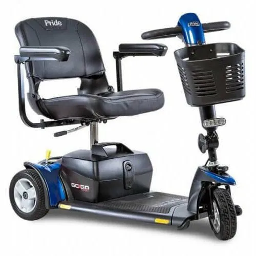 Go-Go Sport 3-Wheel Pride Travel Mobility Scooter