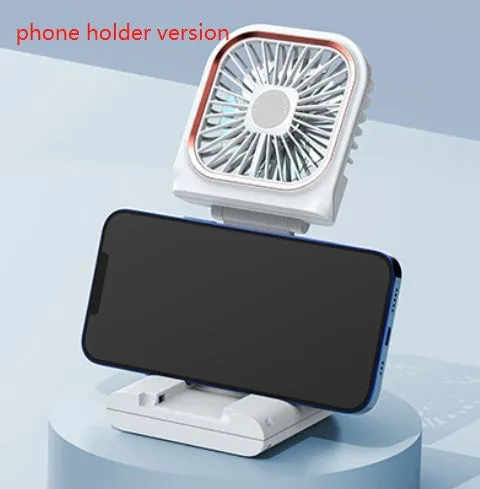 Hands-free Neck-Fan Band Hands-Free Hanging USB Rechargeable Dual Cooling Fan Mini Air Cooler Summer Portable Foldable Fan