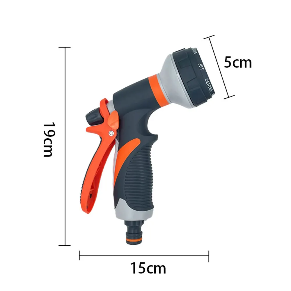 Heavy Duty Water Spray Gun with 8 Adjustable Watering Patterns