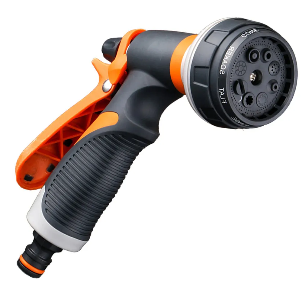 Heavy Duty Water Spray Gun with 8 Adjustable Watering Patterns