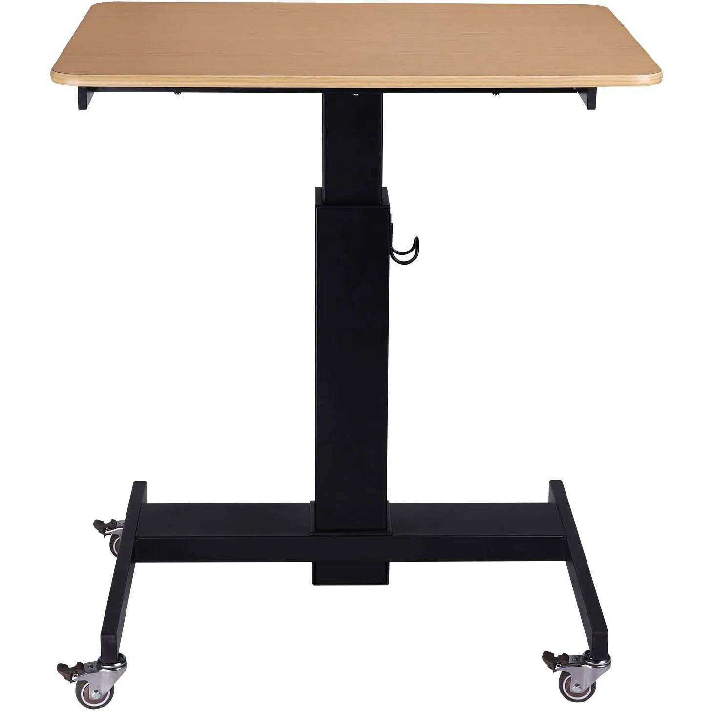 Lorell/Rocelco R MSD-28 28" Manual Height-Adjustable Mobile Student Standing Desk