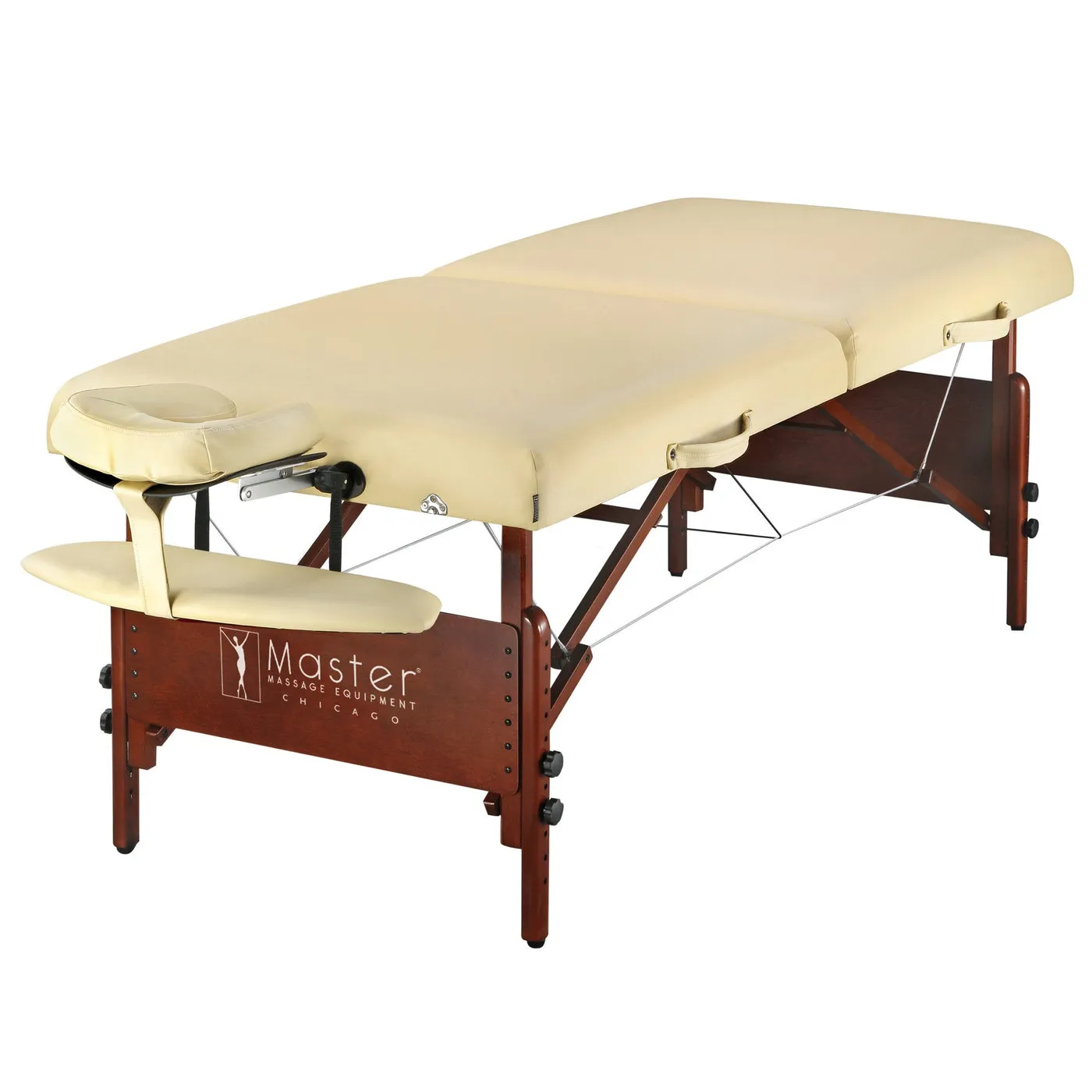 Master Massage 76cm Wide Master DEL RAY™ Portable Massage Table Package with 7.6cm Multi Layer Soft Foam System (Sand Color)