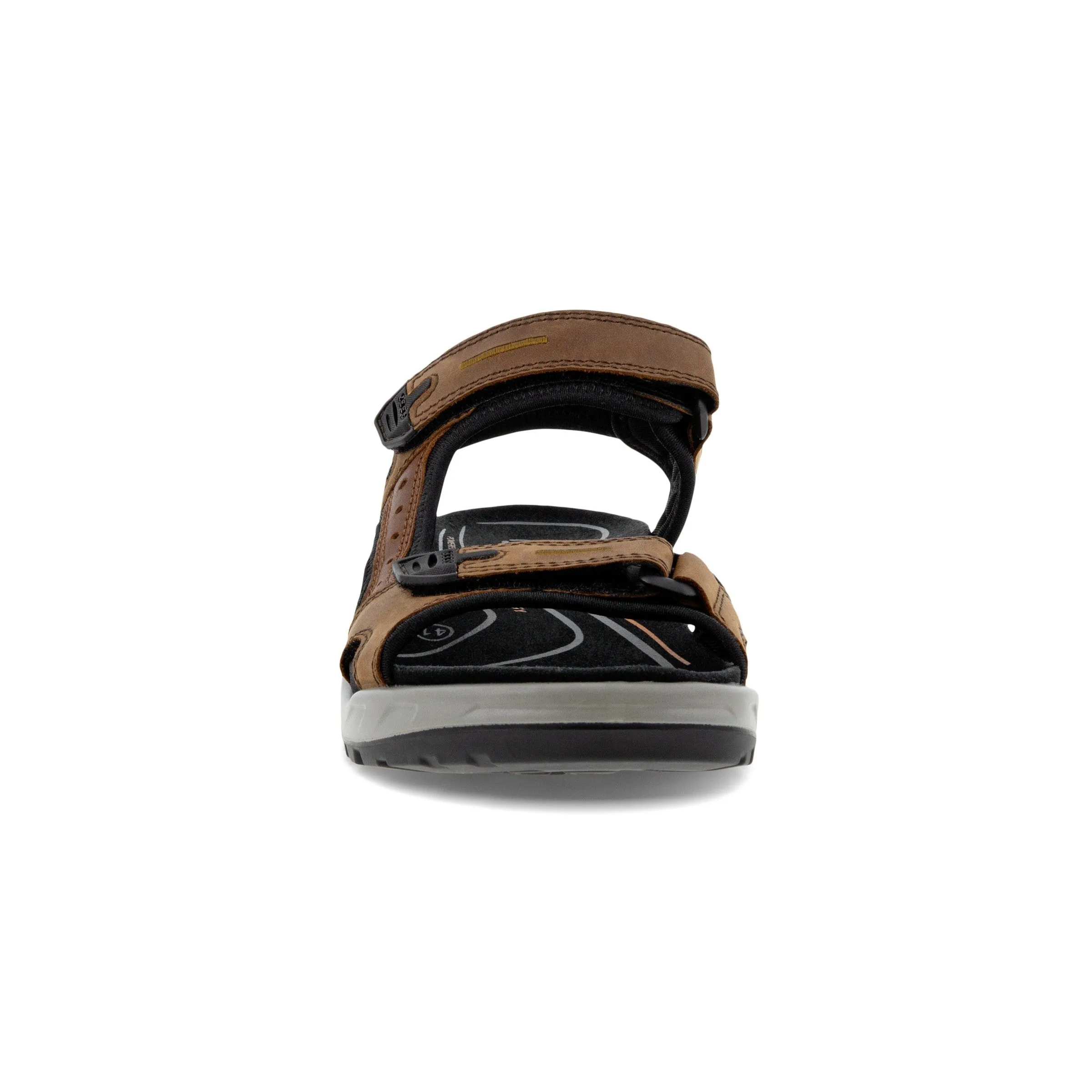 Men's Ecco Yucatan Sandal Color: Espresso / Cocoa Brown/ Black