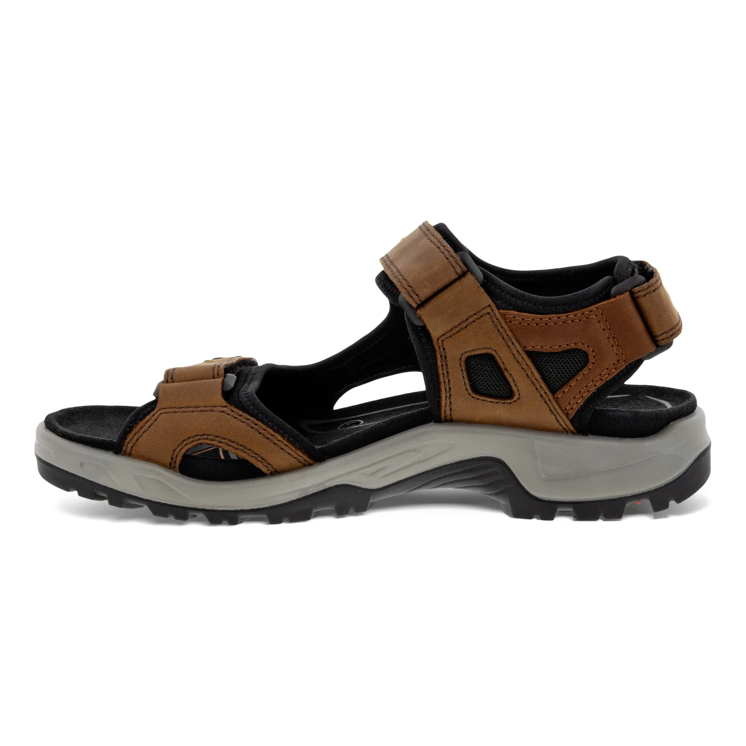 Men's Ecco Yucatan Sandal Color: Espresso / Cocoa Brown/ Black