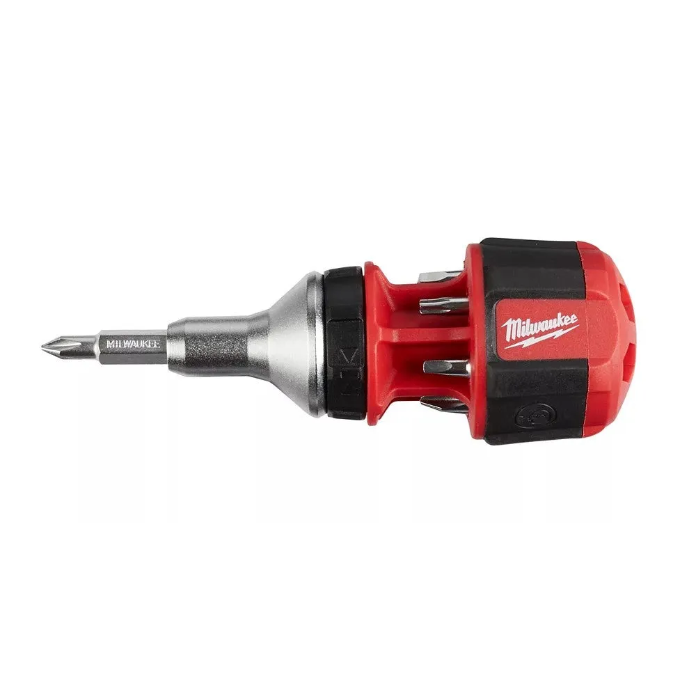 Milwaukee 48-22-2322C 9-in-1 Square Drive Ratcheting Multi-bit Driver with bonus 8-in-1 Stubby