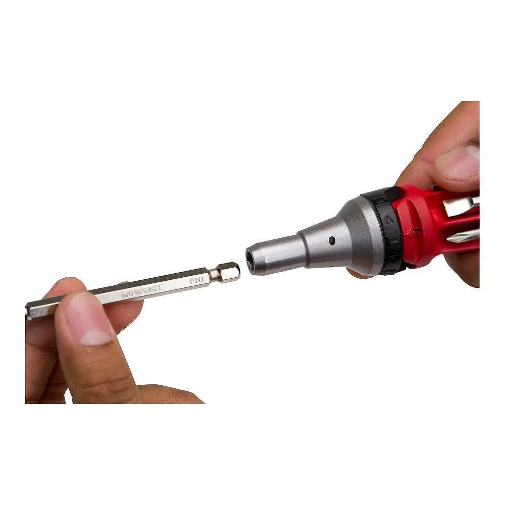 Milwaukee 48-22-2322C 9-in-1 Square Drive Ratcheting Multi-bit Driver with bonus 8-in-1 Stubby