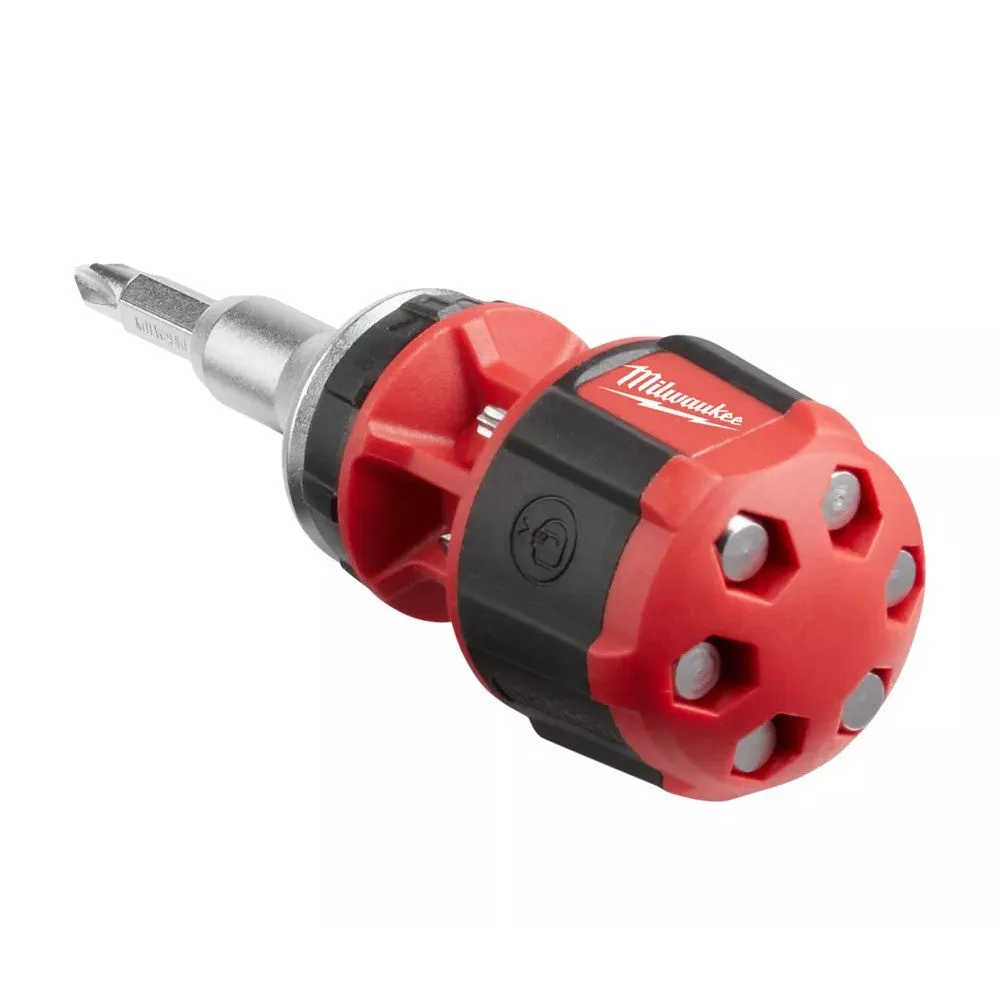 Milwaukee 48-22-2322C 9-in-1 Square Drive Ratcheting Multi-bit Driver with bonus 8-in-1 Stubby