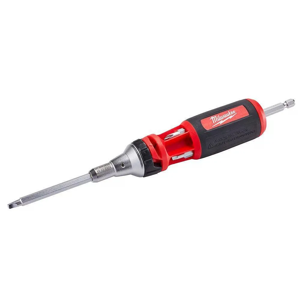 Milwaukee 48-22-2322C 9-in-1 Square Drive Ratcheting Multi-bit Driver with bonus 8-in-1 Stubby