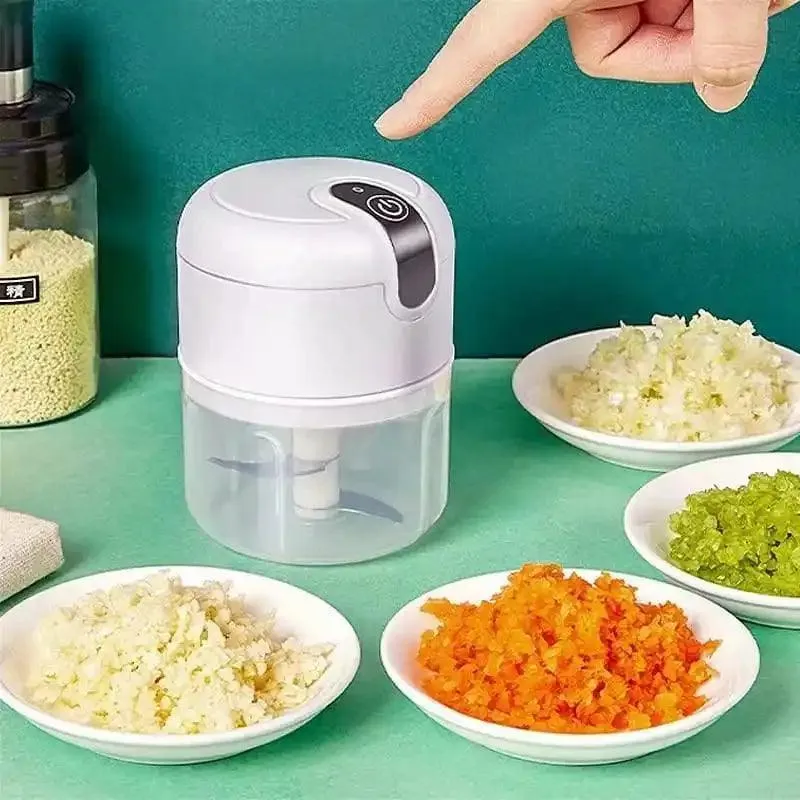 Mini Electric Food Processor: Quick and Easy Ingredient Chopper