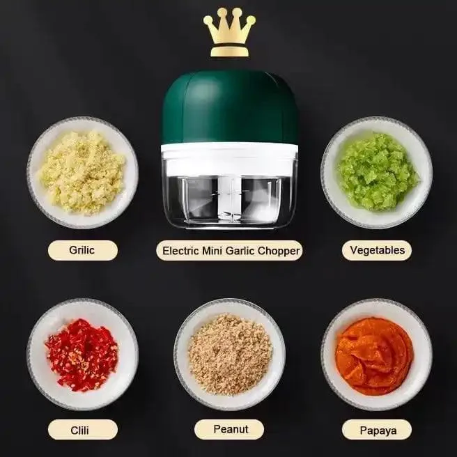 Mini Electric Food Processor: Quick and Easy Ingredient Chopper