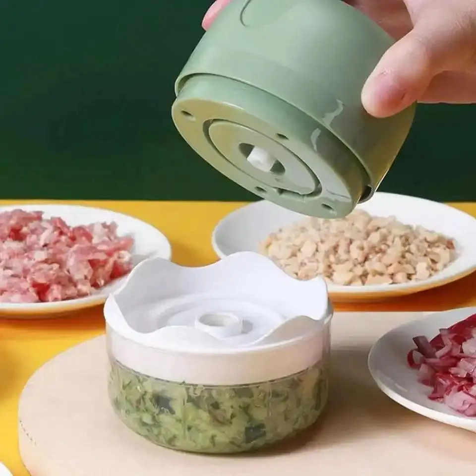 Mini Electric Food Processor: Quick and Easy Ingredient Chopper